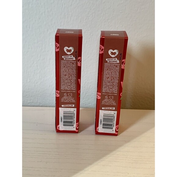 2X Lime Crime Velvetines Cindy Liquid Matte Lipstick 2.6 mL 0.088 oz Vegan Set - Picture 4 of 5